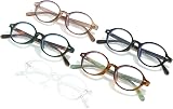 YAMEIZE Blue Light Blocking Glasses for Women Oval Frame Anti Fatigue view 7