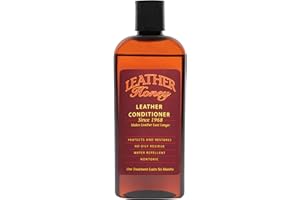 Leather Honey Leather Conditioner - Quality Leather Care Since 1968 - Leather Conditioner for Auto Interiors, Furniture, Shoe