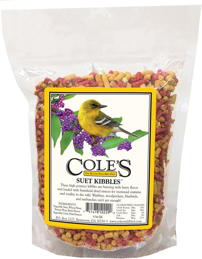 Cole's SKSU Suet Kibble Bird Food, 17.6-Ounce