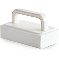Powerstone Large Pumice Cleaning Stone with Horizontal Handle - 20% Denser with Fine Grit | 5" x 3" x 1.5" | Removes Stubborn Stains from Tiles, BBQ, Toilets, Tubs, Sinks, Pools & Other Surfaces