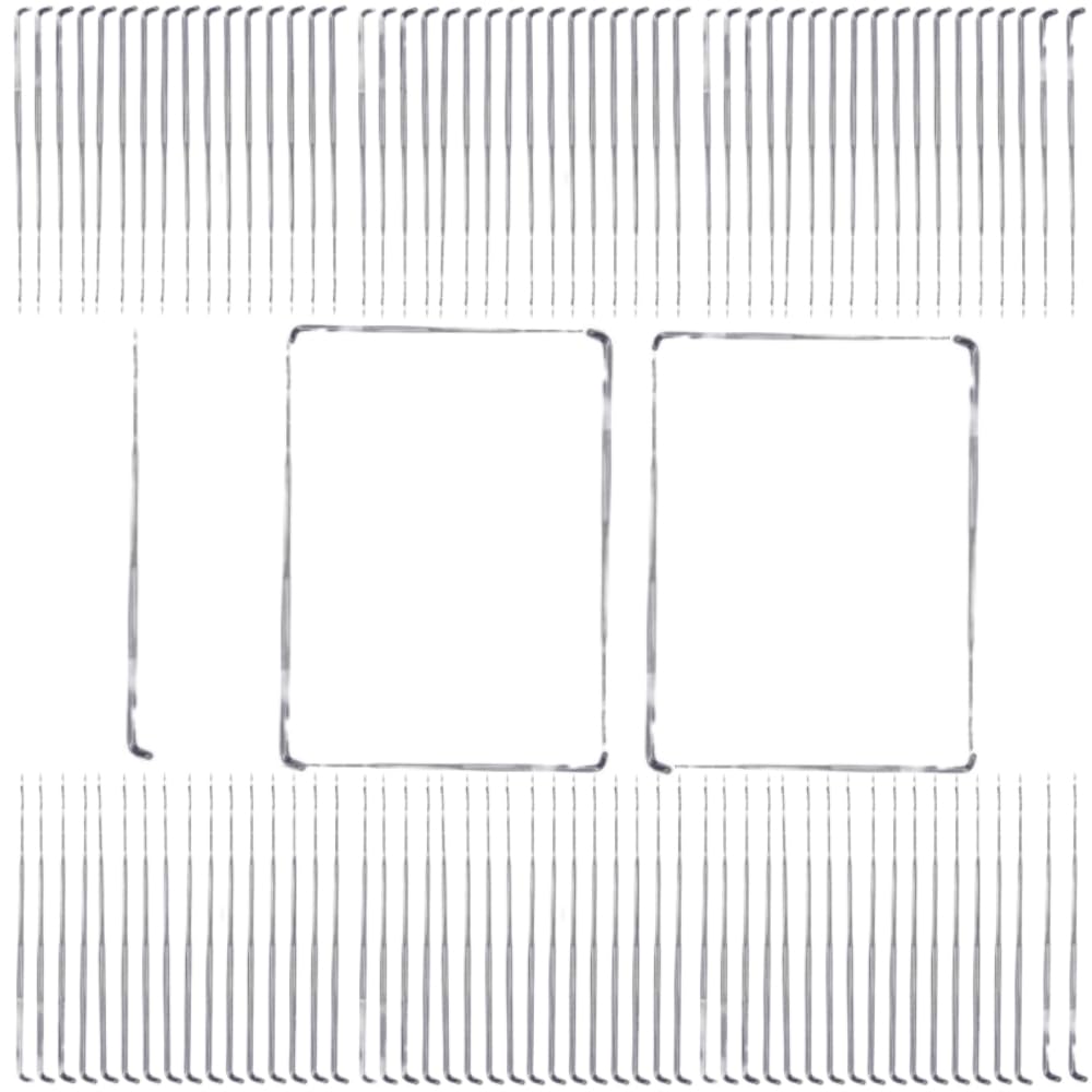 100 Pcs Handcraft Felting Needles Kits DIY Wool PIN Felting Embroidery Sewing Tools Set Handmade Craft Tool Accessories (M)