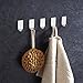 [8 Pack] Self Adhesive Hook, Cozime Bathroom 3M Self Adhesive Hook Bathroom 3M Self Adhesive Hook for Towel and Robe, Brushed Stainless Steel, No Drilling Holes, Brushed Stainless Steel, Heavy Duty
