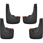 Husky Liners &mdash; Front &amp; Rear Mud Guards | Fits 2019-2024 Ram 1500 (New Body Style) w/OEM Fender Flares (Will NOT fit Models w/Out OEM Flares, Black, 4 Pc | 58136