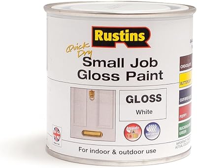 Rustins Small Job Gloss Paint White 250ml