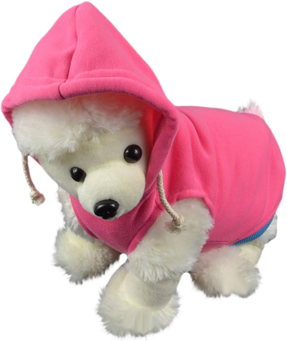 Fashion Cute Puppy Pet Dog Hoodies Sweater Apparel with D-ring