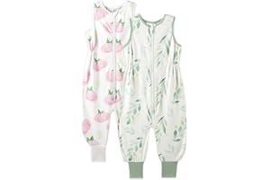 TotAha Toddler Sleep Sack with Legs, 0.5 TOG Light and Soft Baby Sleeping Bag, Walker Sleep Sack for Babies 12-24M, 2T-3T