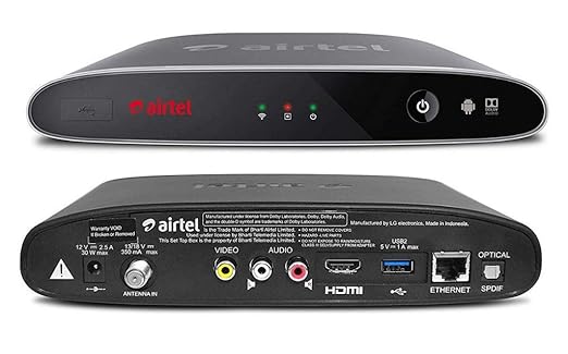 Airtel Internet TV with 1 Month Subscription and 1 Year Airtel TV App Subscription