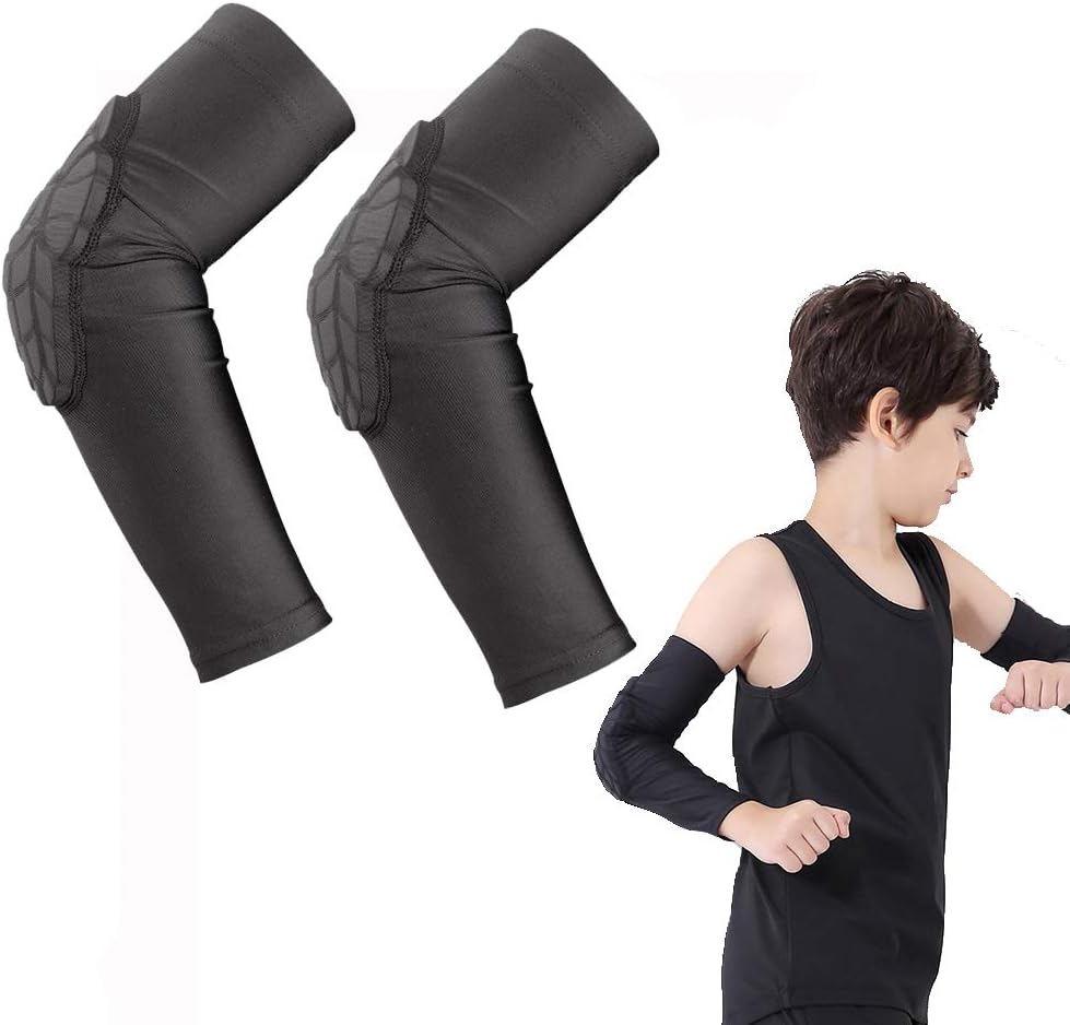 ACELIST Kids/Youth 5-15 Years Sports Honeycomb Compression Knee Pad Elbow Pads Guards Protective Gear for Basketball, Baseball, Football, Volleyball, Wrestling, Cycling. : Sports & Outdoors