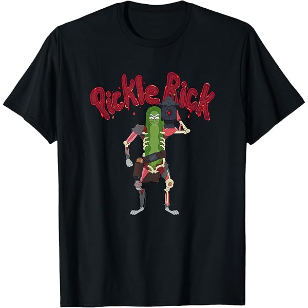 Rick & Morty Pickle Rick T-Shirt - Offiziell Lizenziert Von Adult Swim