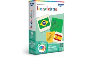 Toyster - Jogo Educativo: Países e suas Bandeiras, 6+ Anos