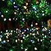 AUA LED Fairy Light Christmas Lights Battery Operated String Lights Outdoor String Lights 66ft 200Leds with 8 Modes, Waterproof Battery Operated Christmas Lights for Patio,Garden (Multi Color)