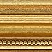 ArtToFrames 18x24 inch Gold Foil on Pine Wood Picture Frame, WOM0066-81375-YGLD-18x24