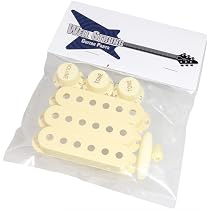 Amazon.com: Así Strung partes – Kit de accesorios para Fender Stratocaster, color  crema. Perillas de Guitarra, Covers, Consejos : Instrumentos Musicales