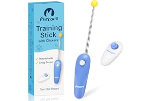 Cat Training Clicker Kit – Includes Finger Clicker and Target Stick – Perfect for Positive Reinforcement, Behavior & Obedienc