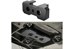 Bevinsee Transmission Mount Insert Compatible with Audi A4 B8 B8.5 Q5 SQ5 S4 RS4 A5 S5 RS5 8K0399151BD Billet Aluminum Black