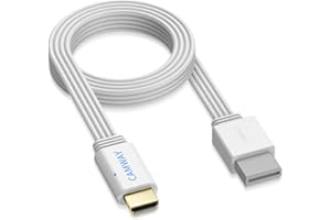 CAMWAY Wii to HDMI Converter - 1080P 5ft Wii HDMI Adapter Male Cable for Full HD Device, Compatible with Wii, Wii U, HDTV, Mo