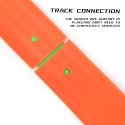 STSGPUZ Racing Car Loop Track City Transforming Toy