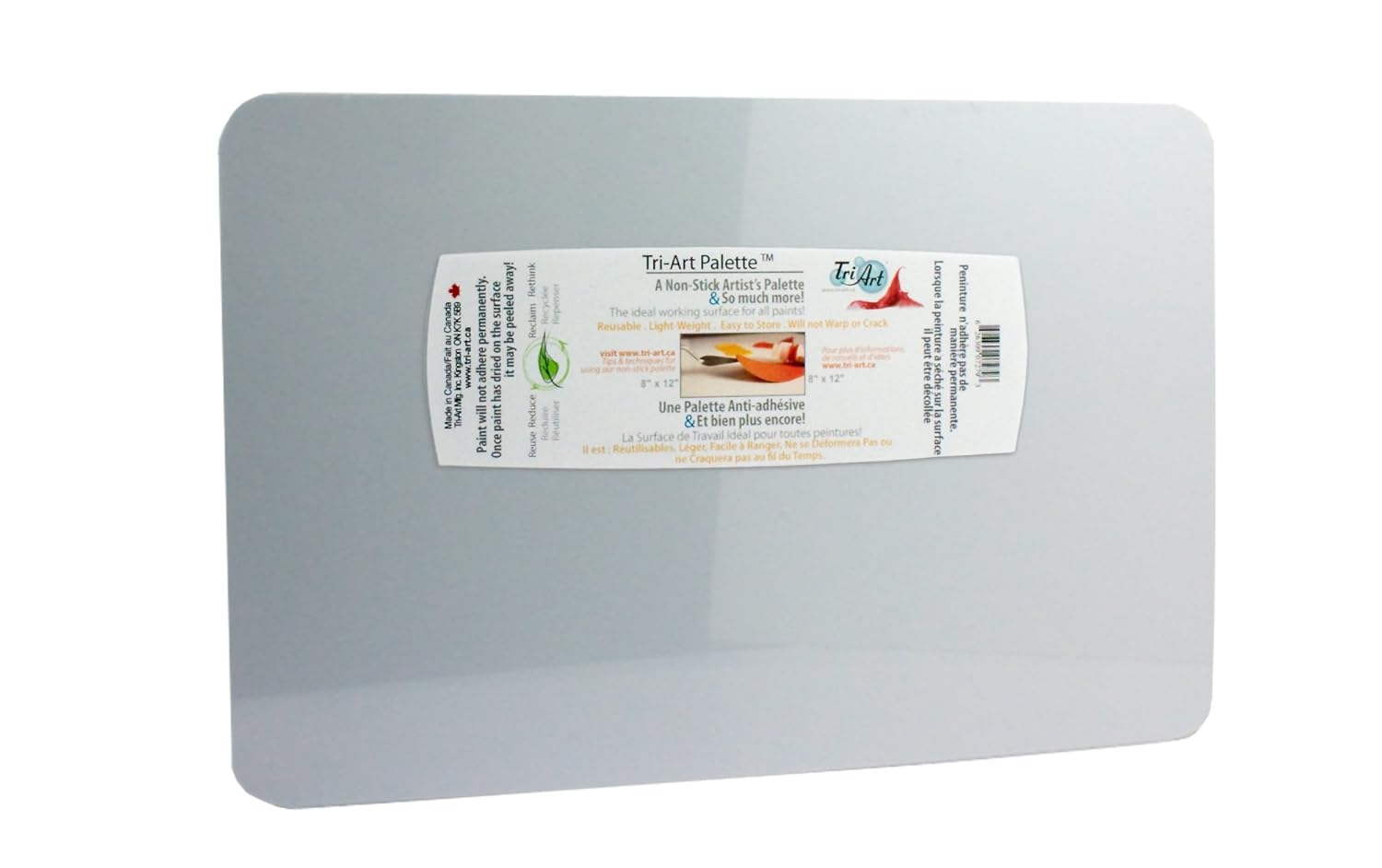 TriArt Paint Palette, 8 by 12Inch