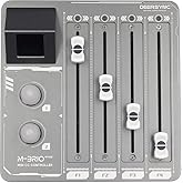 DEERSYNC M-BRIO-4FADE MIDI CC Controller &ndash; No Software Needed for On-Device Customization &ndash; 4x 100mm Pro Faders for DAW, Orchestral Scoring &amp; Video Editing &ndash; CNC Aluminum, Plug &amp; Play