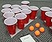 Perfect Life Ideas 30 Pc Beer Pong Set Cool Fun Beer Drinking Party Game to Play for Adults College Students - Includes Cups, Balls, Game Anti Skid Mat More