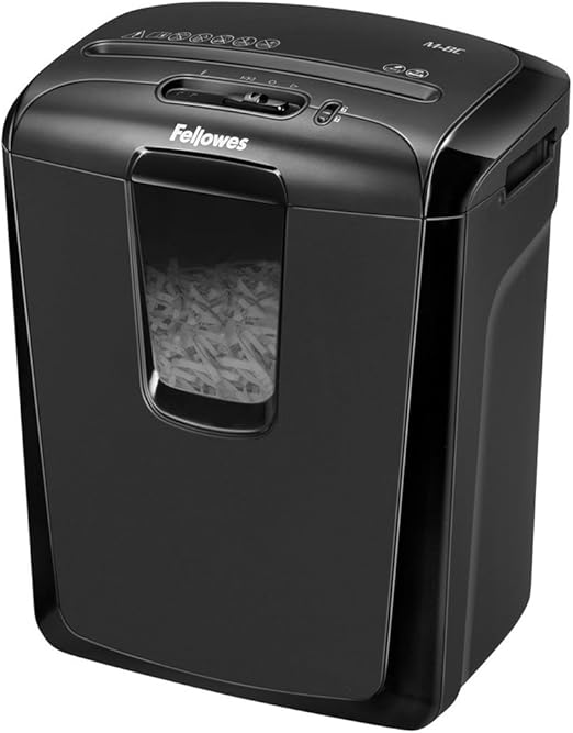Fellowes Powershred M8C Triturador de papel (Corte cruzado, 23 cm