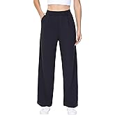 NVbeaut Womens Wide Leg Dress Pants Work Business Casual Trousers High Waisted with Pockets Stretchy Pull On Office Slacks