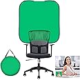 Green Screen Background,Portable Green Screen Chair 40 IN,Collapsible Small Greenscreen Backdrop with Stand,Chroma Key,Background Screen for Photography Streaming Gaming Photo Zoom Video Chats Meeting