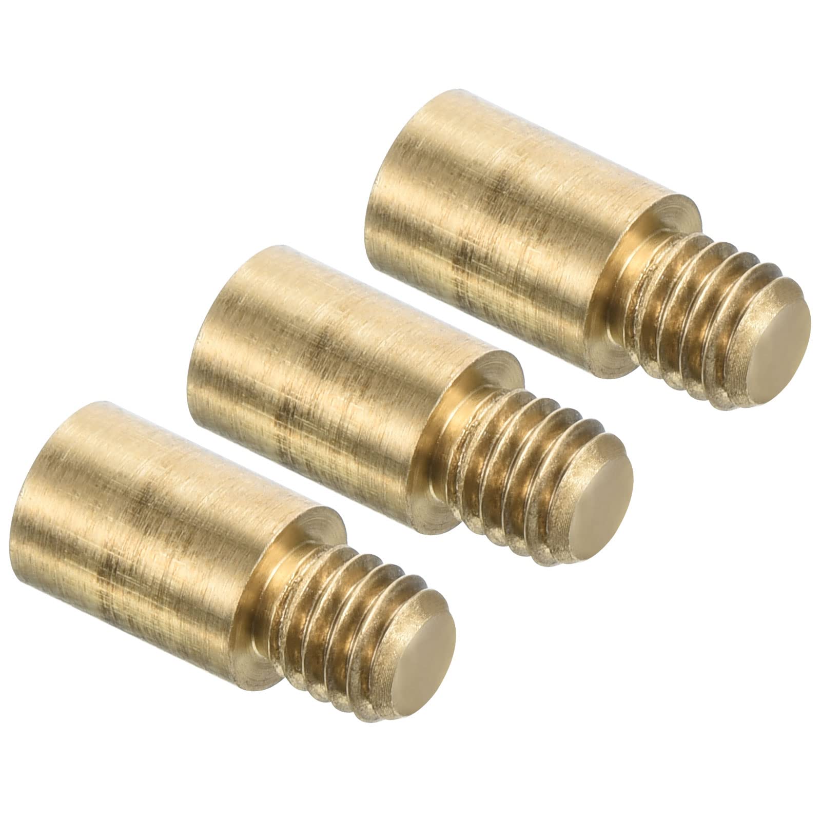 PATIKIL 1.5g Copper Dart Weight Add Accentuator 3 Pcs 8.5mm Length 2BA Thread Darts Weight Adjuster Dart Accessories Gold