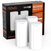 Tenda WiFi 7 Mesh System BE3600 &ndash; Dual Band Mesh WiFi System for Home, Covers Up to 6,600 Sq. Ft., Mesh Network with 1&times;2.5G, 2&times;1G Ports, Supports 160+ Devices, MLO, VPN, 4K QAM, ME3 Pro (3-Pack)