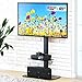FITUEYES Floor TV Stand with Swivel Mount Height Adjustable for 32 to 65 inch LCD, LED OLED TVs