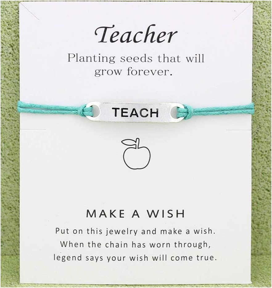 Fashion Bangle Jewelry Lucky Friendship Bracelet Teacher's Day Gift