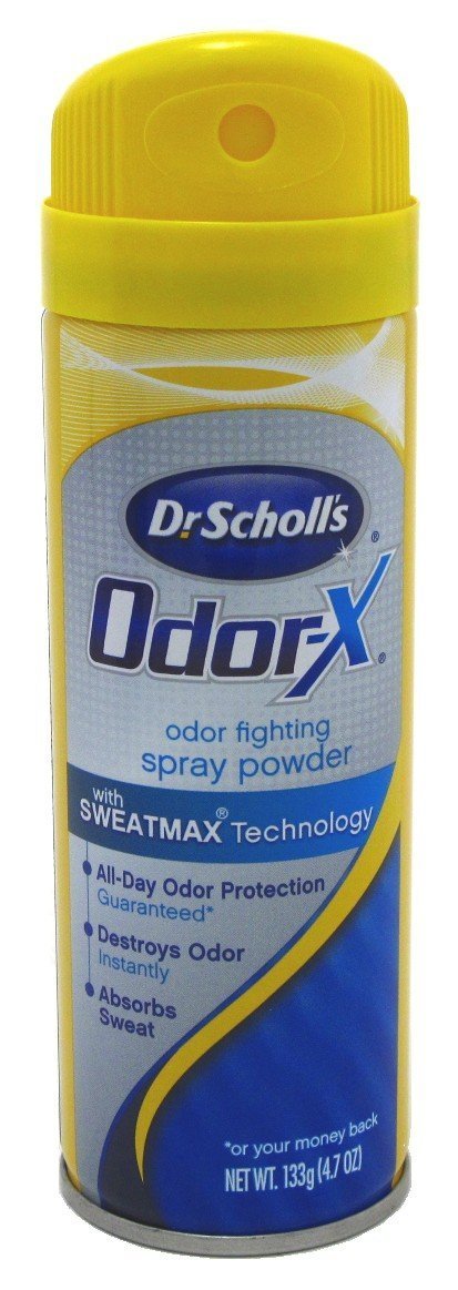 Dr. Scholls Odor X With Sweatmax Spray Powder 4.7 Ounce (139ml) (2 Pack) : Beauty