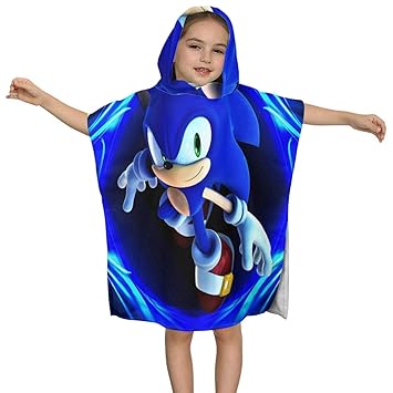sonic hooded towel