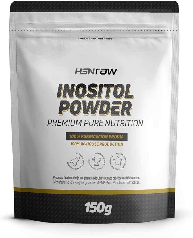 Inositol en Polvo de HSN Vitamina B8 100 Natural Para el SOP