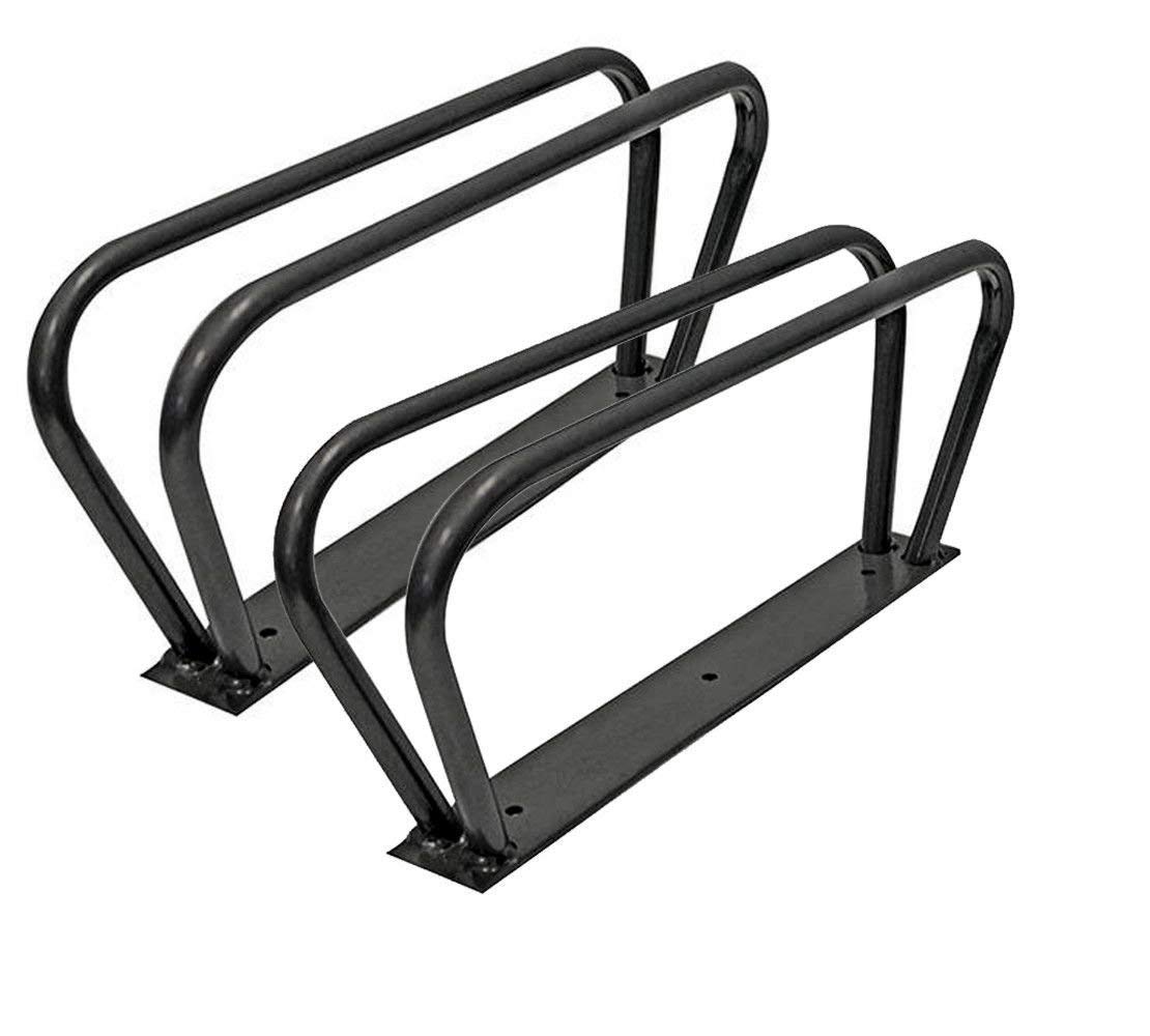 2X Cycle Bike Storage Stands Brackets Upright Wall Mounted Rack