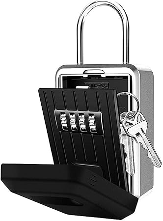 Caja de cerradura con llave, Contraseña caja de la aleación de seguridad llave de la caja