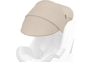 Manito Sun Shade Extender/Auxiliary Canopy for Car Seat (Beige)