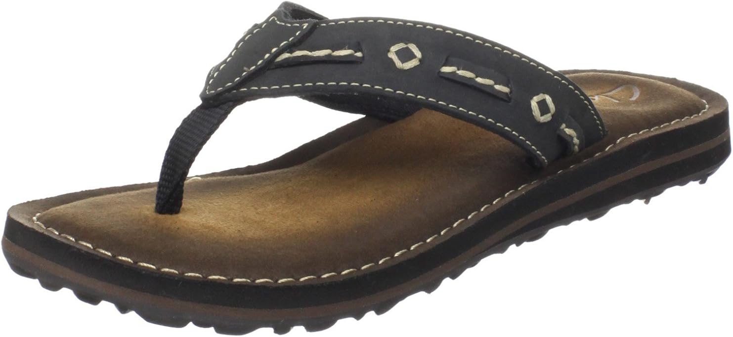 black leather flip flops womens