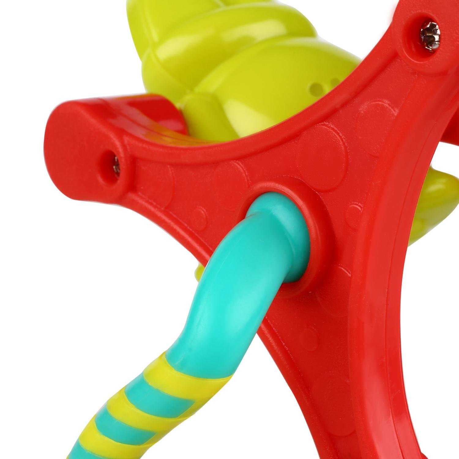 Peradix Juguete Electrónico Sonajeros y Aros de Animales para Bebé Sucker Juguete para Infantil Cochecito de Bebé