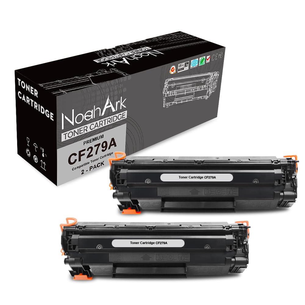 NoahArk Compatible for CF279A 79A Toner Cartridge Work for LaserJet Pro M12w M12a MFP M26nw M26a Printer (2 Packs Black)