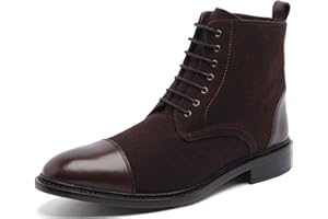 Anthony Veer Monroe Merino Boots for Men | Lace-up | Goodyear Welt Construction | Recraftable Studded Leather Outsole & Ortholite® Cushion Comfort Footbed | Full Grain Calfskin Leather