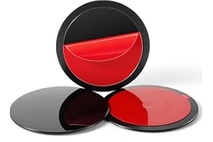 LivTee 3PCS Car Dashboard Pad for Suction Cup Phone Mounts & GPS Suction Mounts, Backed with Strong Adhesive pad, 3.15" Sticky Pads, Super Heat-Resistance, Suitable for Extreme Weather Conditions