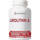 Immortal Herbs Urolithin A Supplement 1000mg, 120 Pills, Mitochondrial & Antioxidant Support, Non-GMO and Gluten-Free Urolithin A+ Supplement for Women and Men
