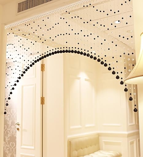 Wufeng Curtains Crystal Beaded Door Curtain Room Door Window Beads