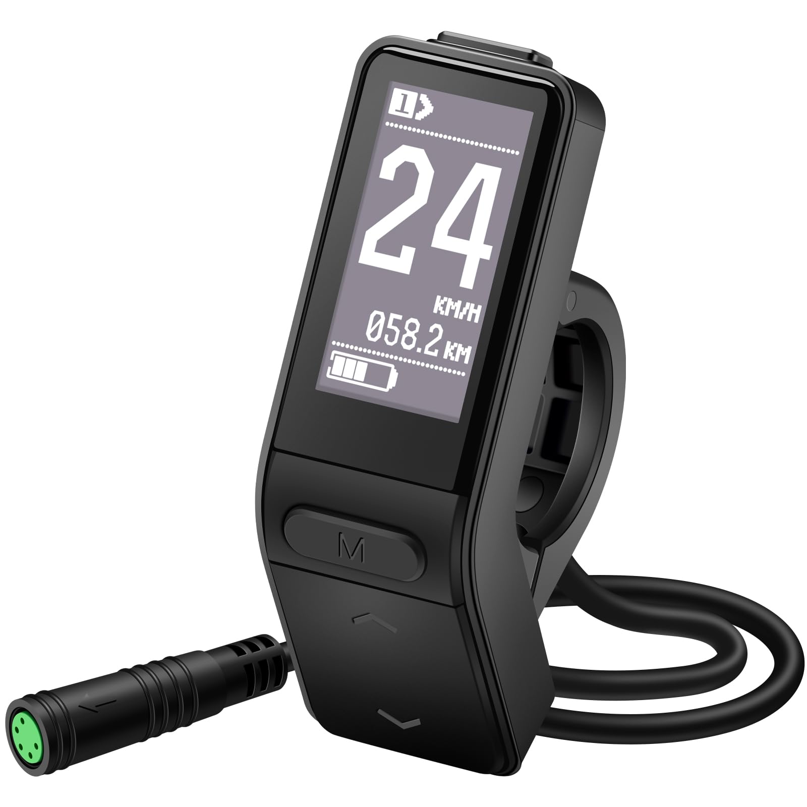 Photo 1 of E-Mangue 5 Pin Female Ebike LCD Display SW102 for Bafang BBS01B BBS02B BBSHD Mid Drive Motor, 0-9 Pedal Assist Levels eBike Computer Display with UART Protocol