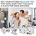 Hanging Storage Basket + 8 Magnetic Clips + 2 Magnetic Hooks for Refrigerator Organizer Kitchen, Office, Classroom, Gift, Household Organization – Heavy Duty Fridge Magnet to Hang, Display, Sort, etc.