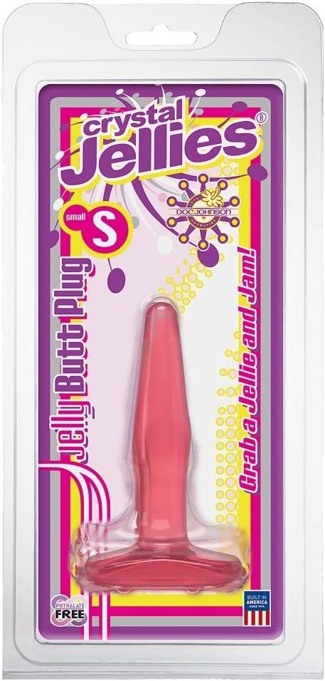 ZBF Crystal Jellies 6700007168 Butt Plug Small, Pink - Image 3