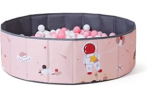 GOGOSO Large Ball Pits Tent for Toddler Play Tent with Zipper Storage Bag for Baby Girls Boys Kids as Play Yard, Baby Playpen, Fence, Oxford Cloth Portable & Foldable Ball Pool (Balls Not Included) Astronaut