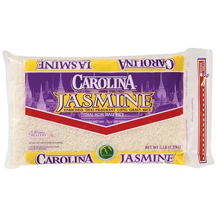 Amazon Com Carolina Jasmine Rice 5 Lb Grocery Gourmet Food