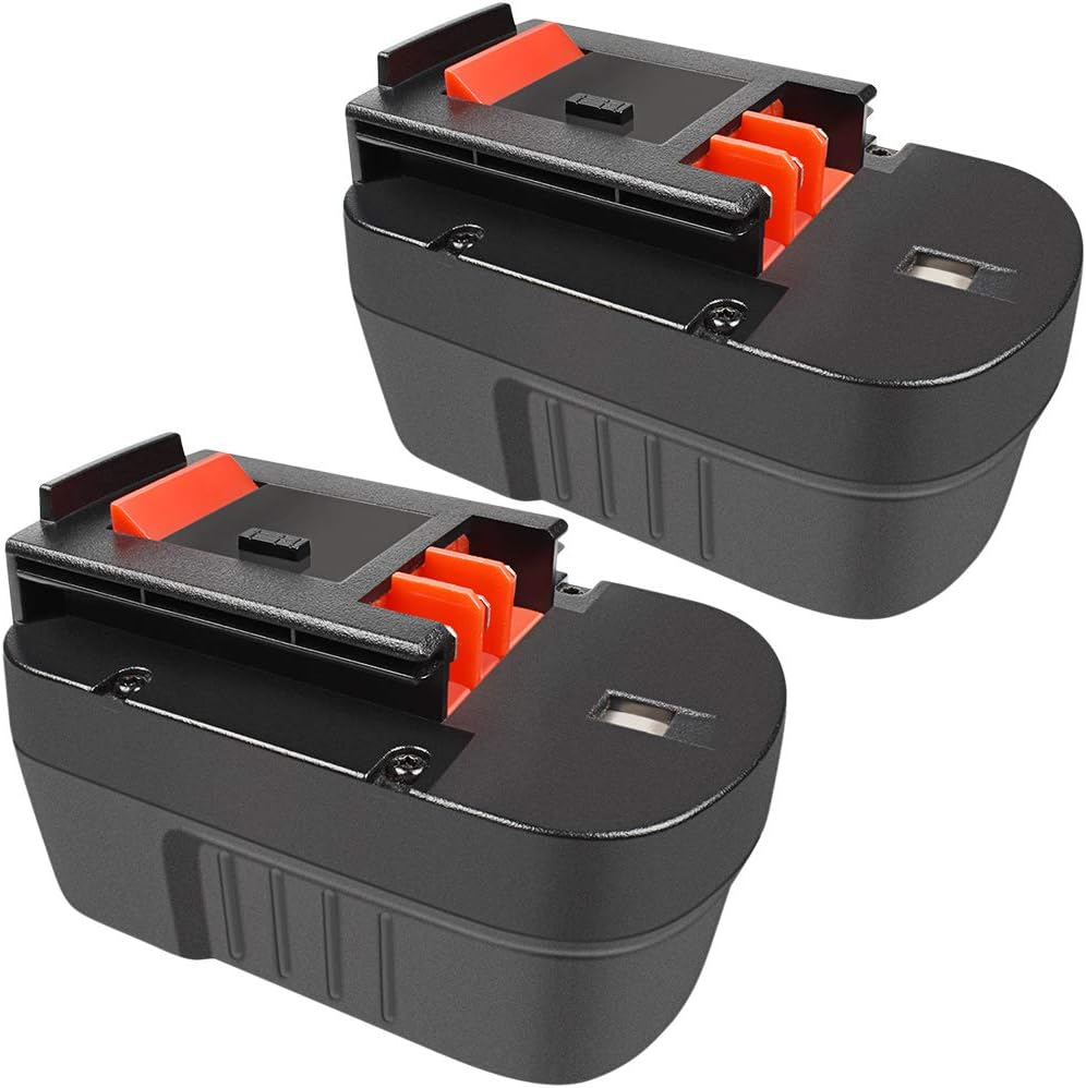 2 Packs FSB14 14.4V 3500mAh Replacement Battery Compatible with Black & Decker HPB14 FS140BX Power Pack A14 BD1444L HPD14K-2 CP14KB HP146F2 CDC140AK Firestorm 499936-34 499936-35 A1714